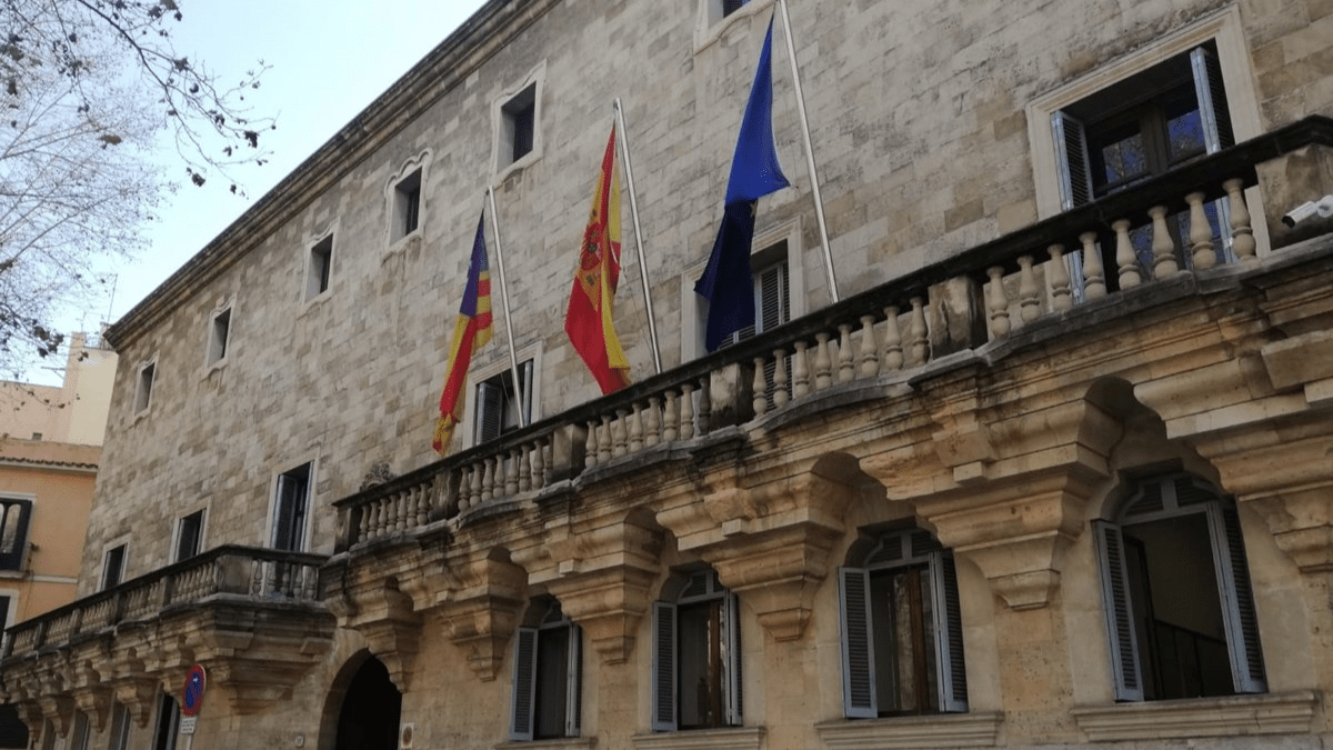 El Palacio de Justicia, sede del Tribunal violar procesado prostituta Superior de Justicia de Baleares (TSJIB) y la Audiencia Provincial, en la plaza Weyler de Palma.