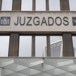 Entrada de los Juzgados de Plaza de Castilla. - Marta Fernández - Europa Press