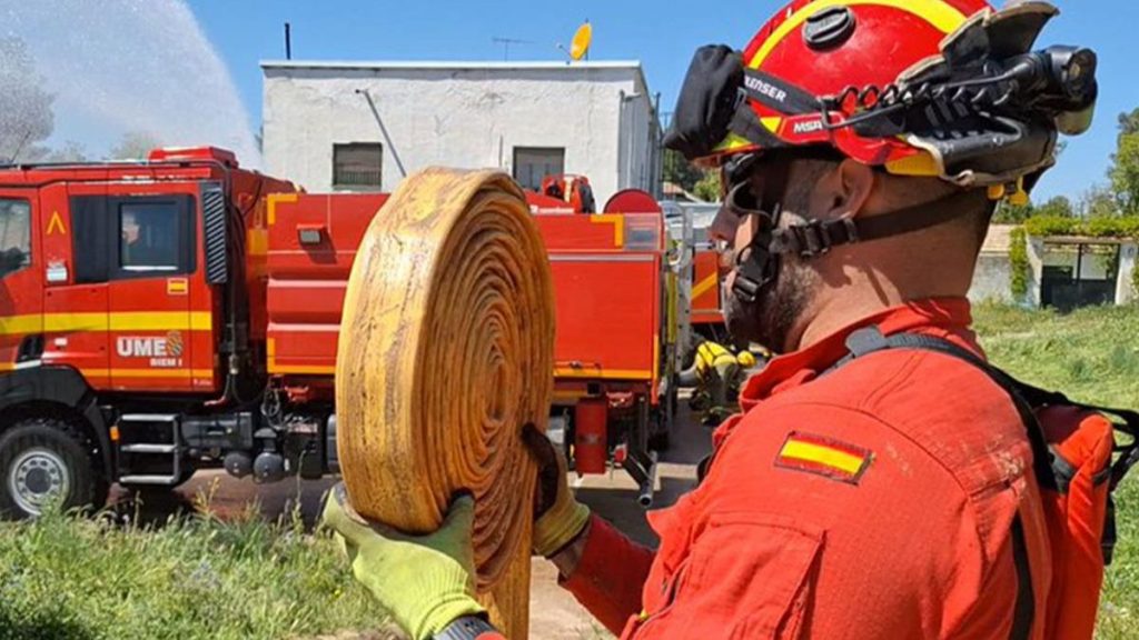 Bomberos en acción | Fuente: Moncloa