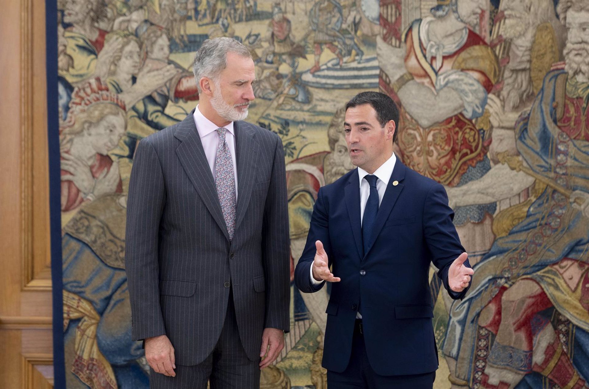 Audiencia del Rey al lehendakari Imanol Pradales