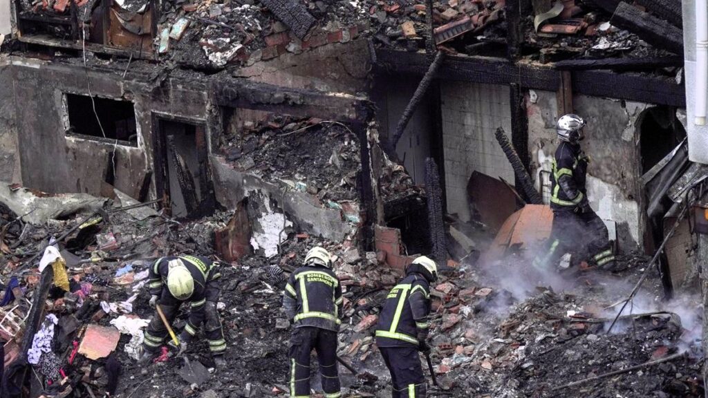 Santander: tragedia por la explosión y derrumbe de un edificio