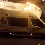 Ambulancia del SAMU 061 de Baleares menorca accidente