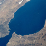 Detalle del Mar Mediterráneo en el Estrecho de Gibraltar y Mar de Alborán | NASA