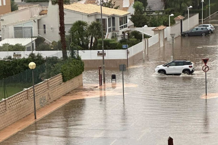 Canet d'en Berenguer afectado por las lluvias