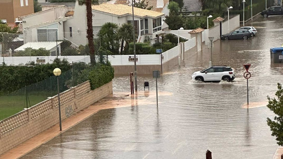 Canet d'en Berenguer afectado por las lluvias