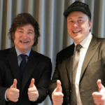 Elon Musk y Javier Milei en Nueva York