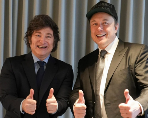 Elon Musk y Javier Milei en Nueva York