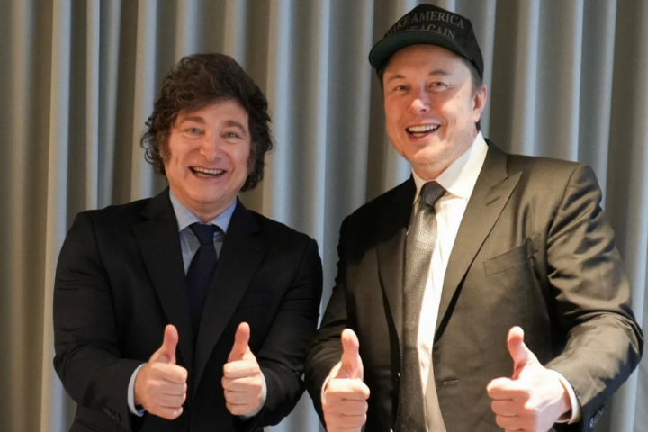 Elon Musk y Javier Milei en Nueva York