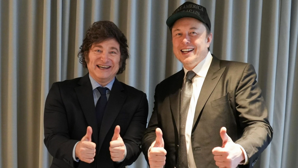 Elon Musk y Javier Milei en Nueva York