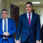 Pedro Sánchez y Santos Cerdán
