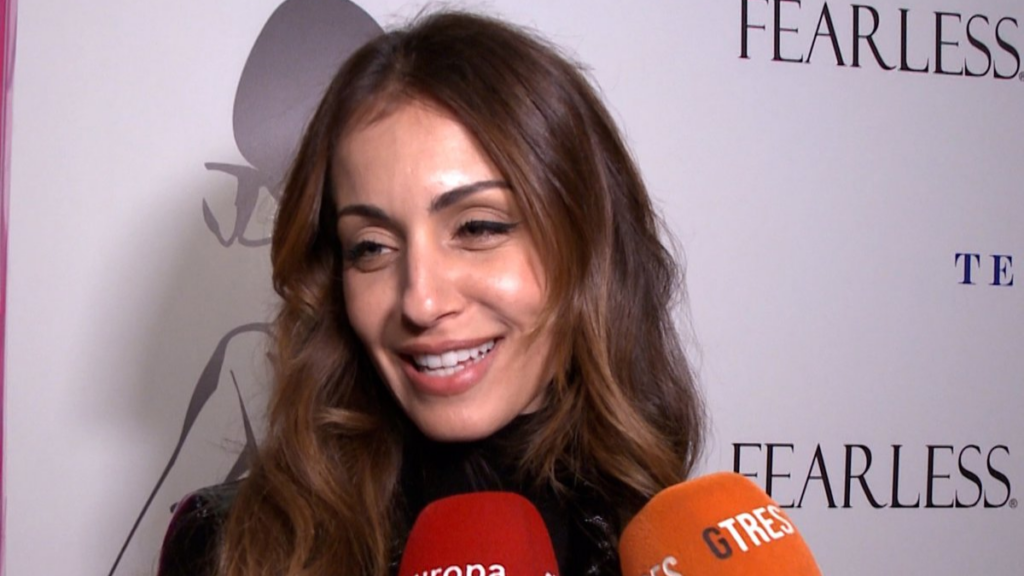 Hiba Abouk atiende a la prensa | Europa Press