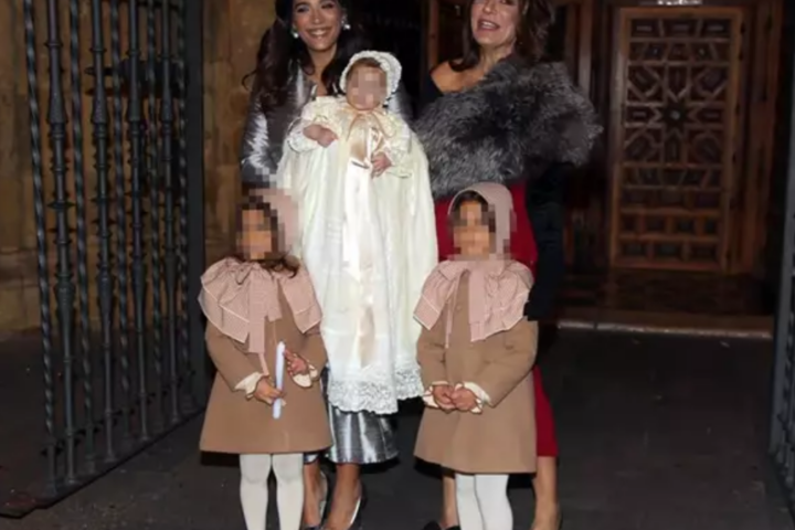 La familai Bollo, durante el bautizo de cortés el bollito valiente