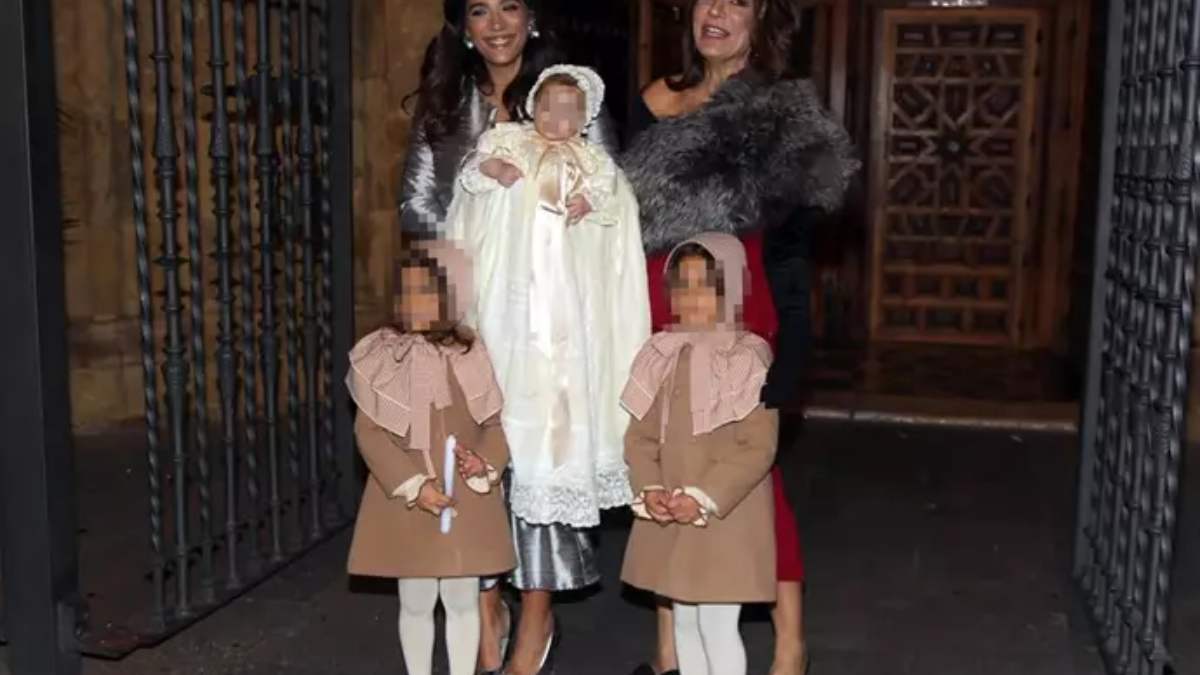 La familai Bollo, durante el bautizo de cortés el bollito valiente