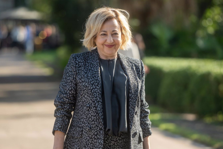 La actriz Carmen Machi durante el encuentro con los galardonados de los Premios Ondas