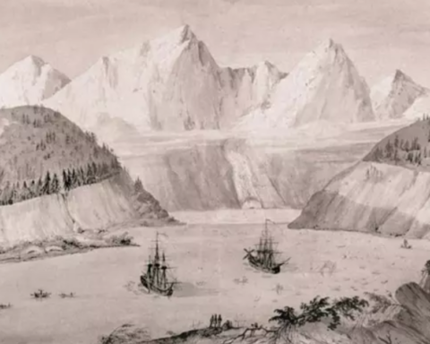 Bahía de Lituya (Alaska 1786). Alrededor, señales dejadas en las ladeas arrasadas por un megatsunamis | EP