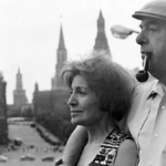 Pablo Neruda y Matilde durante una visita a Moscú