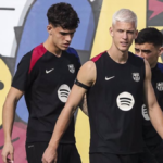 Pau Víctor y Dani olmo, durante un entrenamiento con el FC Barcelona | Barça Media