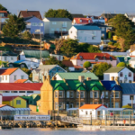 Vista de las Islas Malvinas