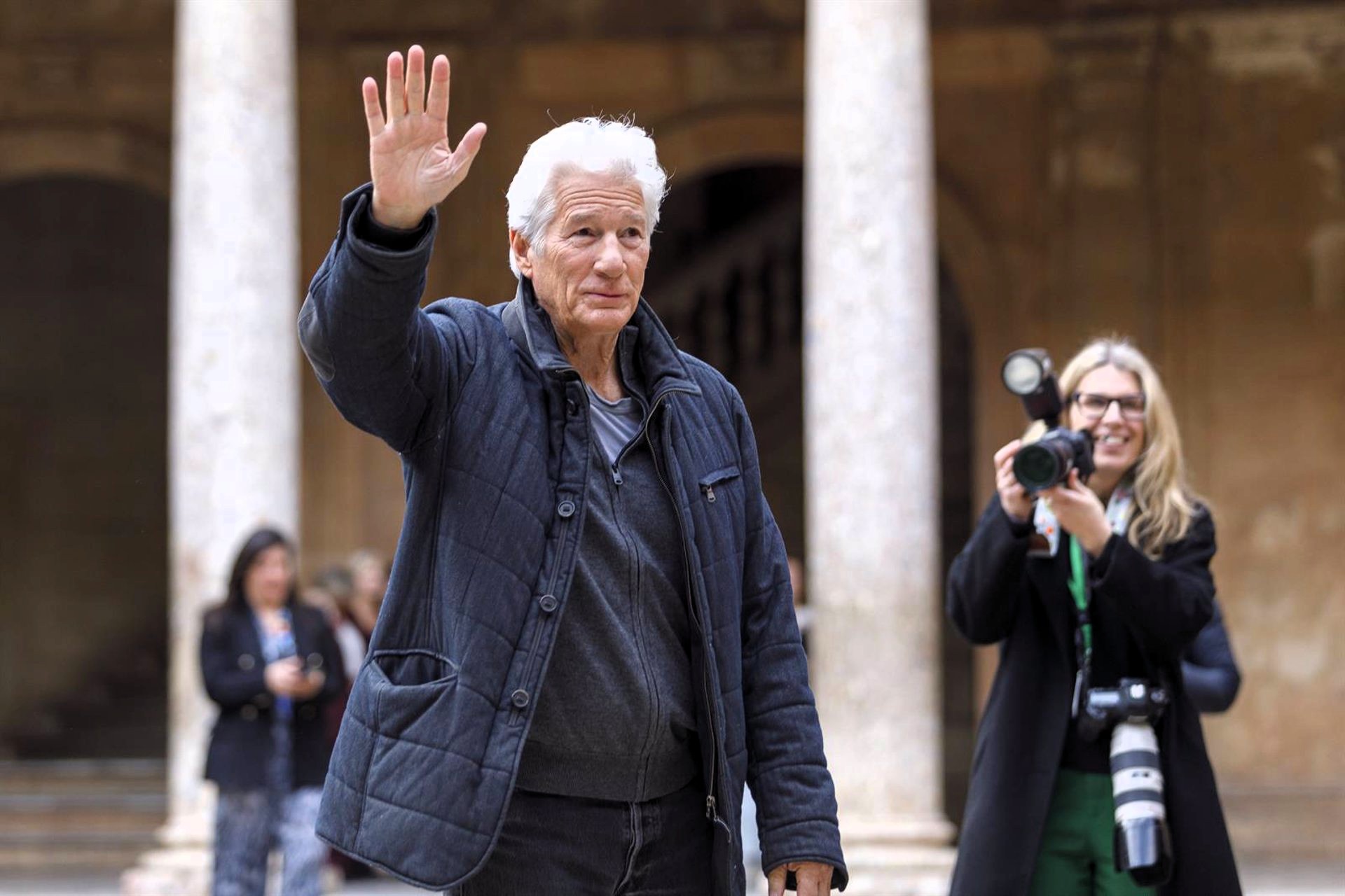 Richard Gere, de turismo en la Alhambra