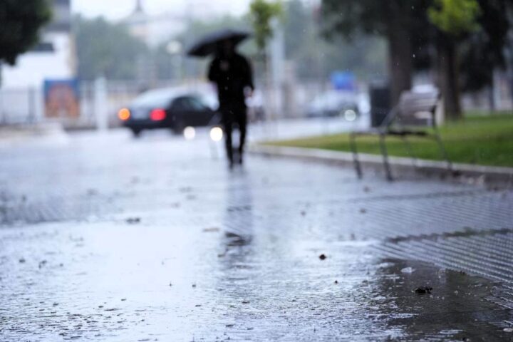 Un frente de lluvias barre la península, el primero de varios