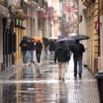 Alertas por lluvia y nieve en seis comunidades este lunes