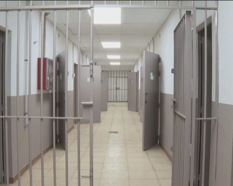 Calabozos de los juzgados de la plaza de Castilla. / Telemadrid