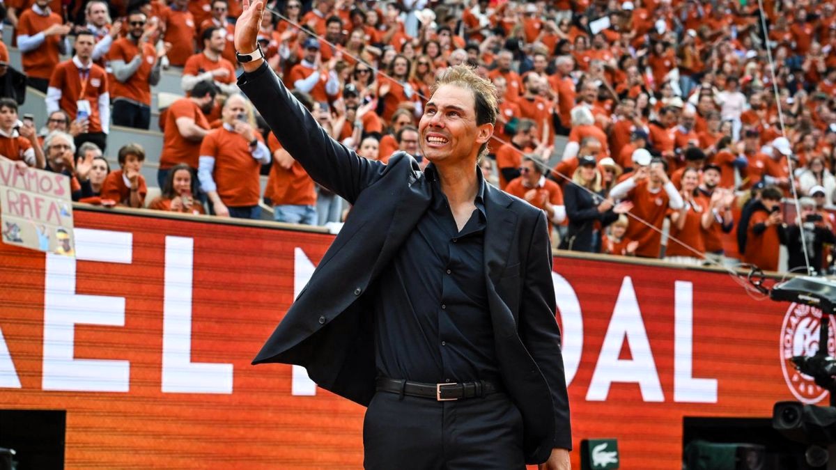 Homenaje de leyenda para Nadal, el más grande de Rolans Garros