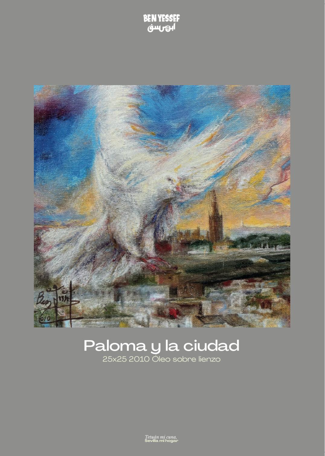 Paloma y ciudad