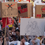 La boda de Bezos y Sánchez, marcada por una oleada de protestas en Venecia