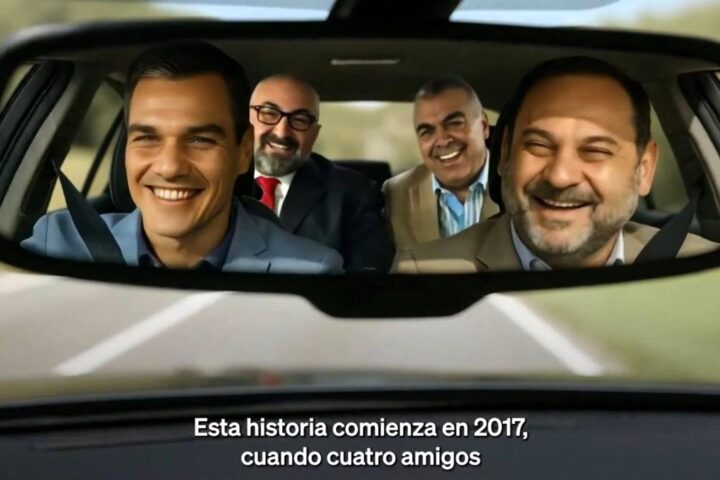 El PP recrea en vídeo con IA los orígenes de la 'banda del Peugeot'