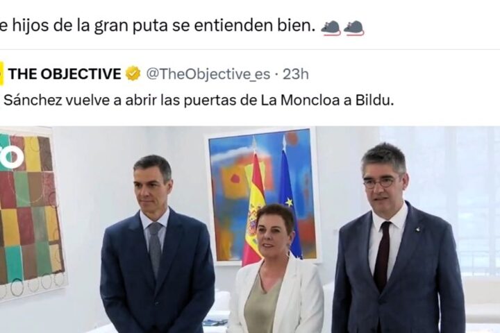 Ortega Smith llama a Pedro Sánchez "hijo de la gran puta"