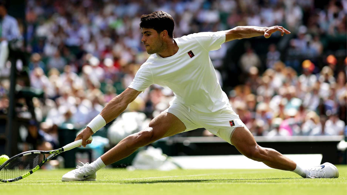 Alcaraz supera a Fognini en un debut agónico en Wimbledon 2025