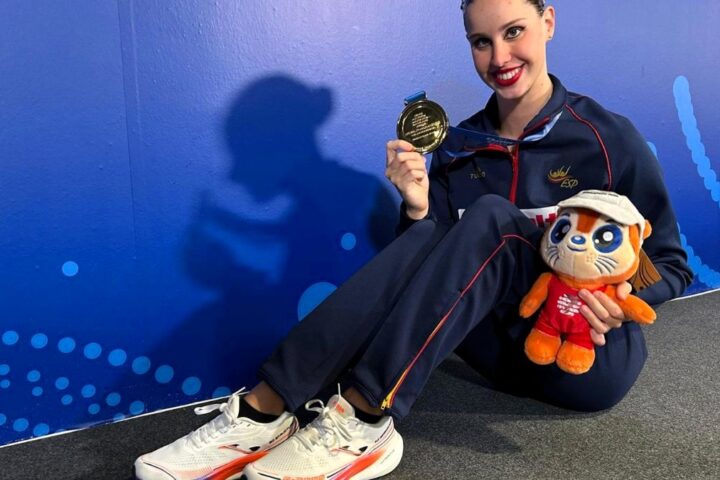 La nadadora española Iris Tió ha hecho historia al lograr oro en el Solo Libre del Mundial de Singapur