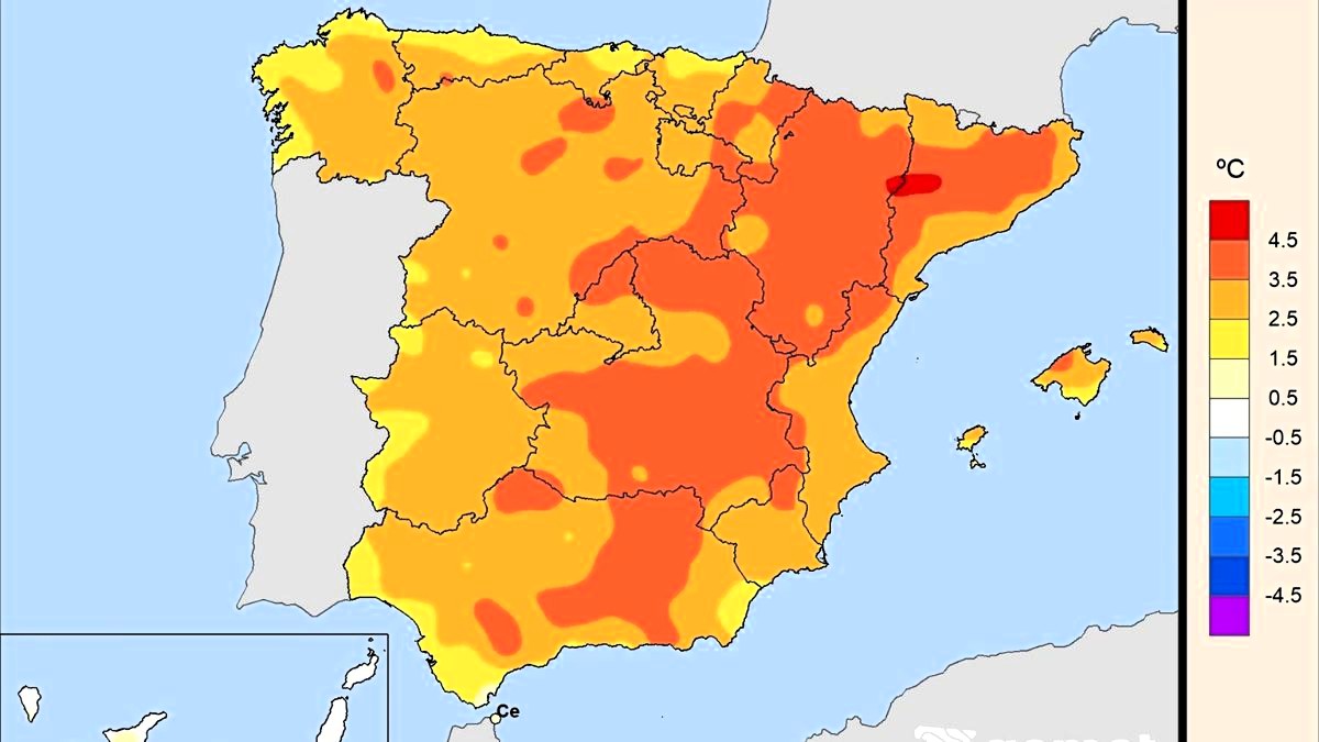 Junio ha sido el mes más anómalamente cálido en la historia de España