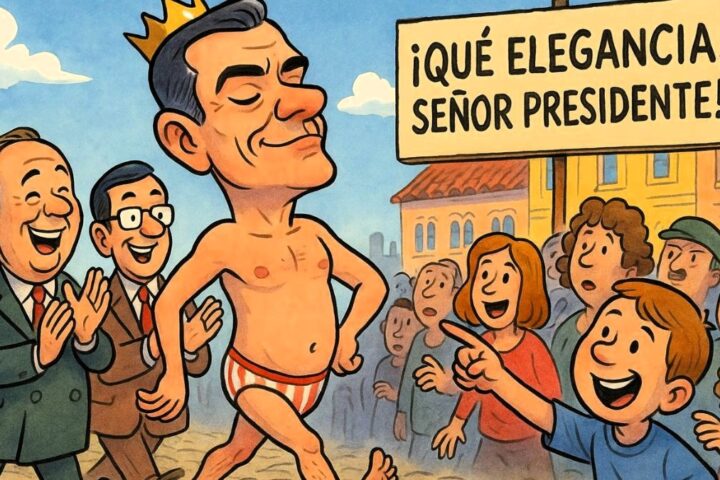 Pedro Sánchez y el rey desnudo