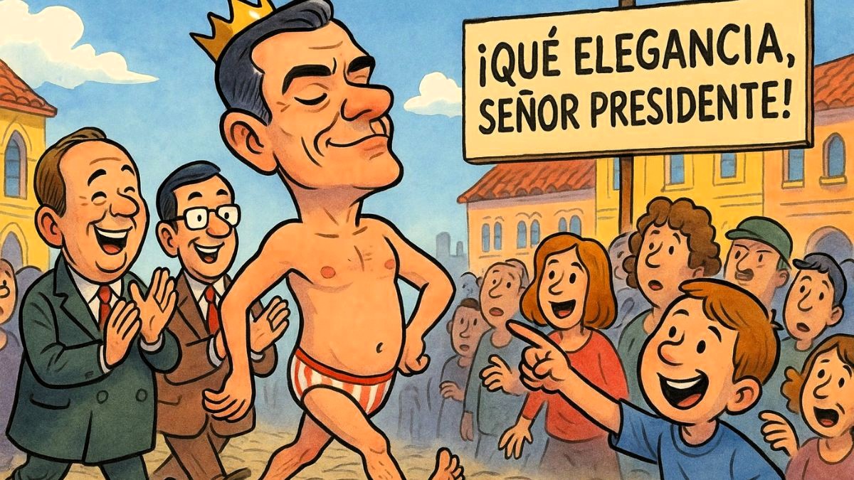 Pedro Sánchez y el rey desnudo