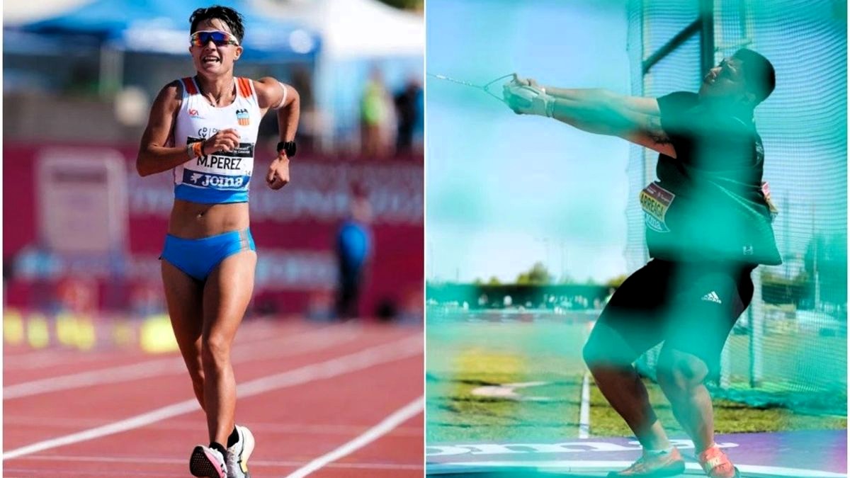 La granadina María Pérez gana su cuarto título del Nacional en 10.000 marcha y Kevin Arreaga revalida el de martillo