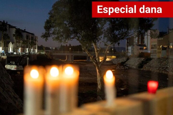 Los pueblos de la dana recuerdan a sus víctimas con luto, minutos de silencios, vigilias o marchas con velas