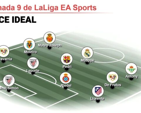 Mbappé, Pedri y Antony lideran el once ideal de la última jornada de LaLiga EA Sports