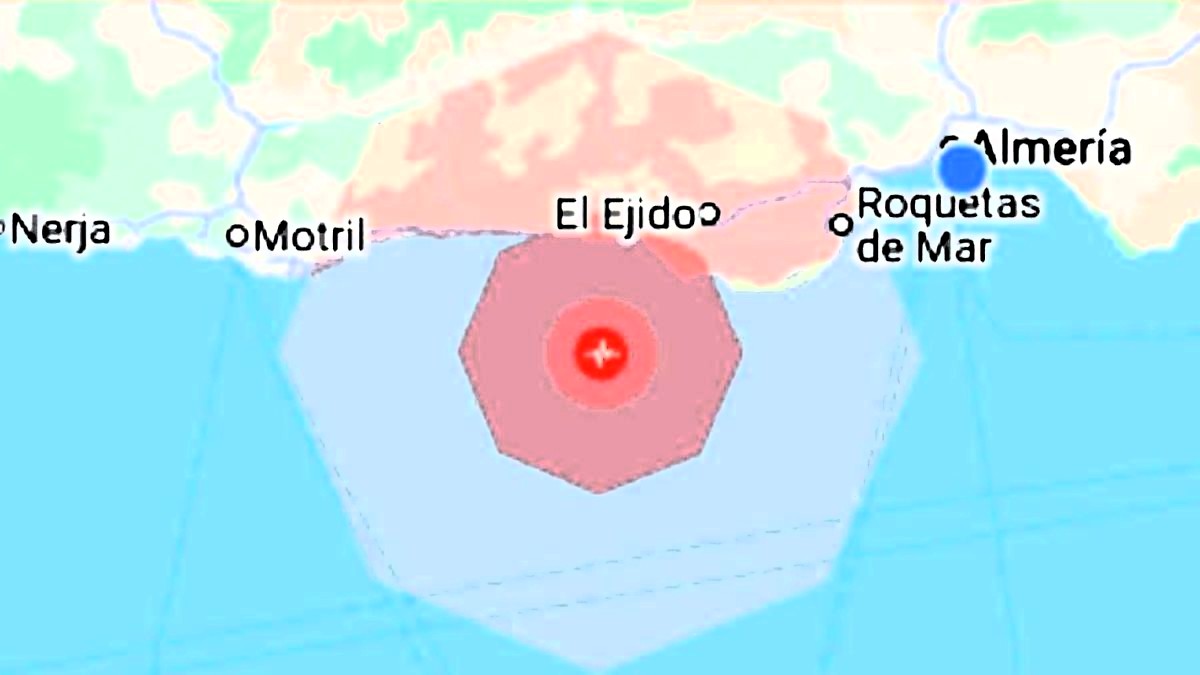 Un terremoto de magnitud 4,2 inquieta a los pueblos del litoral en Granada y Almería