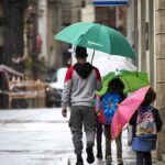 Activados los avisos por lluvias en siete provincias, en varias de ellas con precipitaciones fuertes