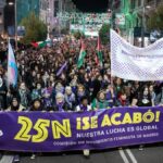 Una marea morada llena hoy las calles de España con más de 40 manifestaciones contra la violencia machista