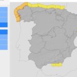 Descenso de temperaturas en todo el país con 15 provincias en alerta por lluvias, tormentas y olas