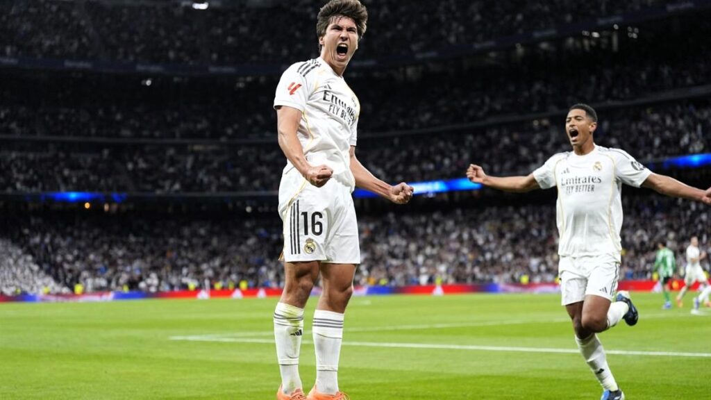 Gonzalo se disfraza de Mbappé para la manita del Real Madrid al Betis