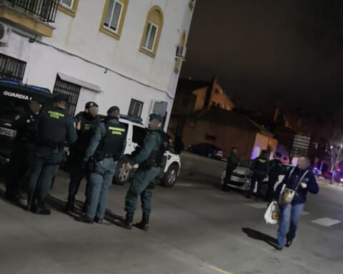 Guardias civiles en Mejorada