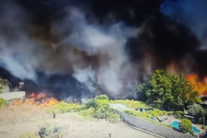 Incendio en Madrid