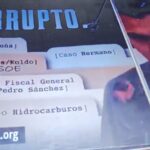 La lona sobre Sánchez