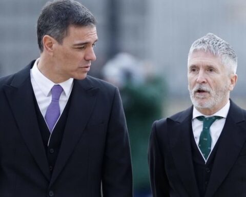 Pedro Sánchez y Marlaska.